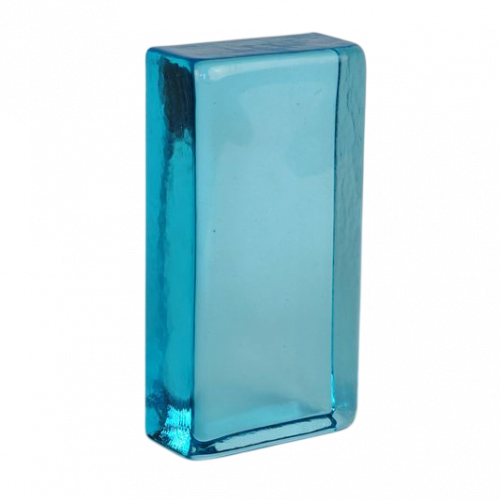 Cтеклянный кирпич Lake Blue, 200x100x50 мм