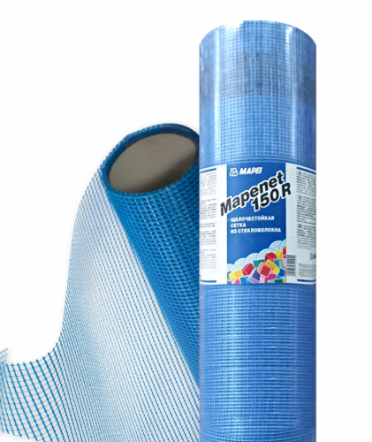 Щелочестойкая стекловолоконная сетка Mapei Mapenet 150, 50х1 м