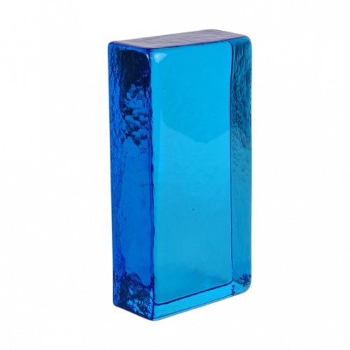 Cтеклянный кирпич Blue, 200x100x50 мм
