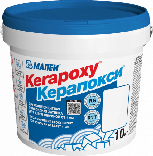 Химически стойкий эпоксидный клей и эпоксидная затирка Мапеи Керапокси, 10 кг
