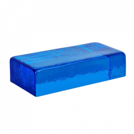 Cтеклянный кирпич Blue, 200x100x50 мм