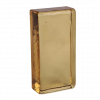 Cтеклянный кирпич Gold Yellow, 200x100x50 мм