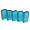 Cтеклянный кирпич Lake Blue, 200x100x50 мм