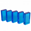 Cтеклянный кирпич Blue, 200x100x50 мм
