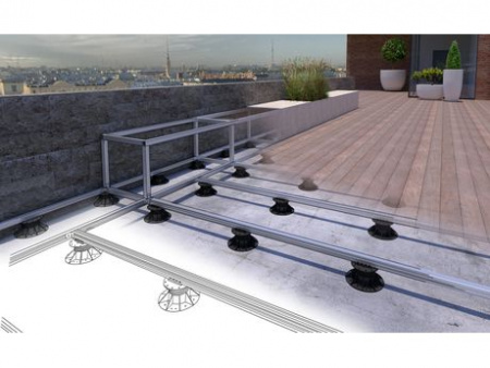 Лага алюминиевая монтажная Level Line, 40х40 мм
