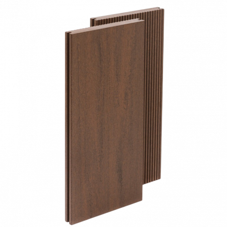 Полнотелая террасная доска Bruggan Multicolor Cedar