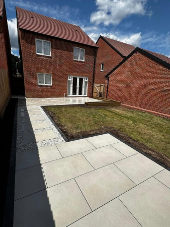 Террасные пластины Lifebrick Limestone Ash, 900x600 мм
