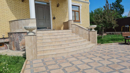 Террасные пластины Atlas Concorde Russia Landstone Gold Lastra, 600х600х20 мм