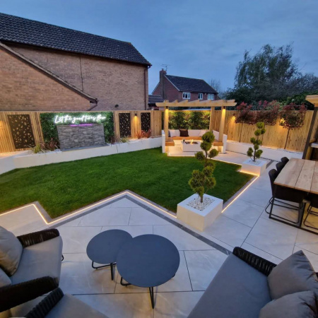 Террасные пластины Lifebrick Mountain White, 900x600 мм