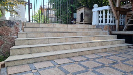 Террасные пластины Atlas Concorde Russia Landstone Gold Lastra, 600х600х20 мм