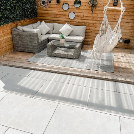 Террасные пластины Lifebrick Limestone Ash, 900x600 мм