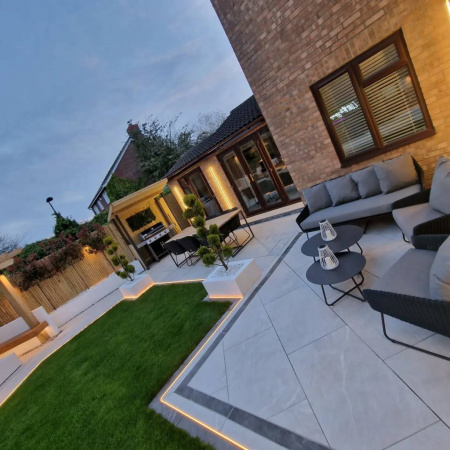 Террасные пластины Lifebrick Mountain White, 900x600 мм